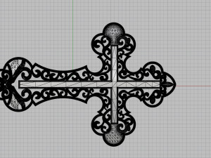 openwork cross 3D Print Model