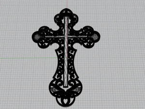 openwork cross 3D Print Model