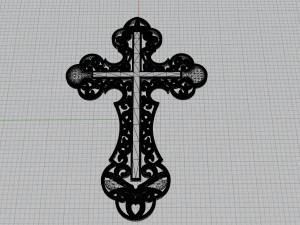 openwork cross 3D Print Model