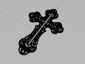 openwork cross 3D Print Model