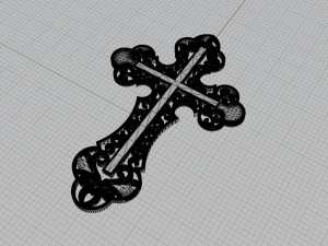 openwork cross 3D Print Model