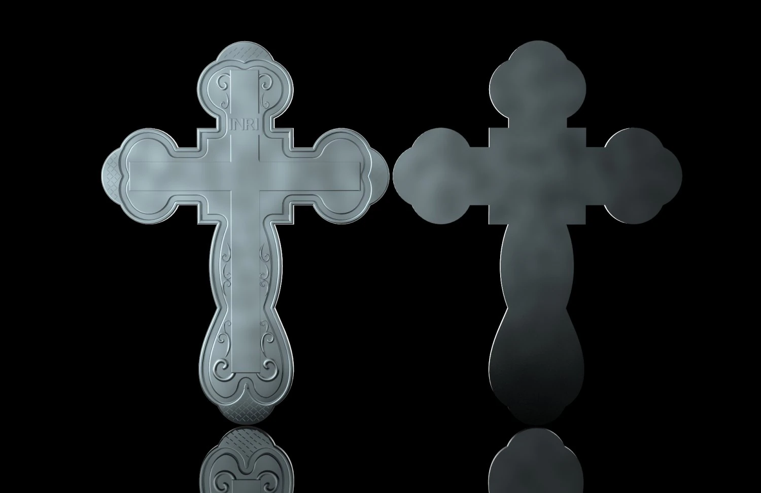 cross 3D Print Model .c4d .max .obj .3ds .fbx .stl .blend 
