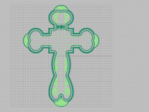 cross Modello di stampa 3D