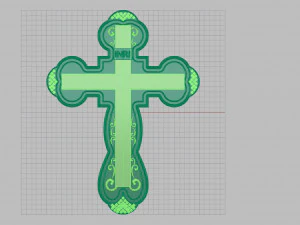 cross 3D Print Model