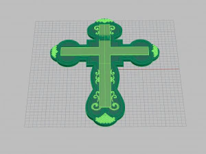 cross 3D Print Model