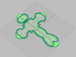 cross Modello di stampa 3D