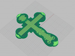 cross Modello di stampa 3D