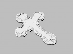 cross 3D Print Model