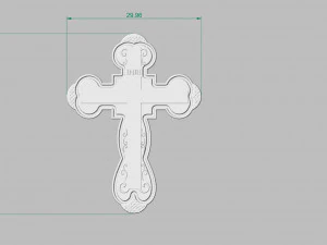 cross 3D Print Model