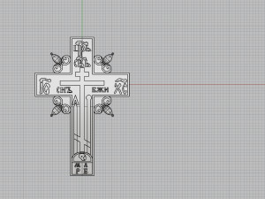 old believers cross 3D 打印模型