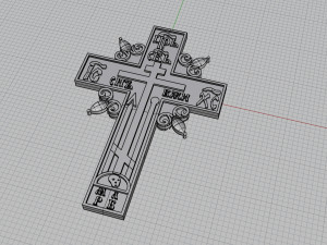 old believers cross 3D 打印模型