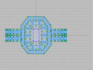 ring with emerald 3D Print Model