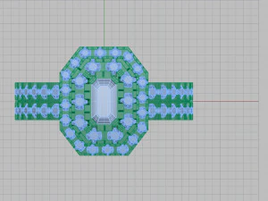 ring with emerald 3D Print Model