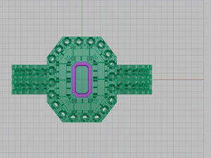ring with emerald 3D Print Model