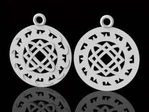 pendant with slavic symbol 3D Print Model