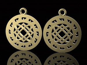 pendant with slavic symbol 3D Print Model