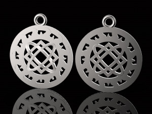 pendant with slavic symbol 3D Print Model