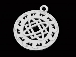 pendant with slavic symbol 3D Print Model