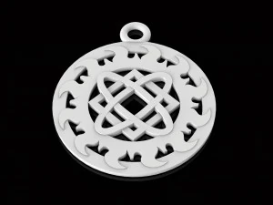 pendant with slavic symbol 3D Print Model