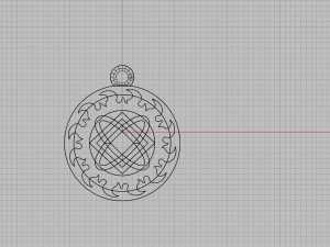 pendant with slavic symbol 3D Print Model