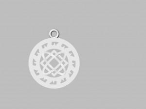pendant with slavic symbol 3D Print Model