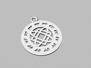 pendant with slavic symbol 3D Print Model