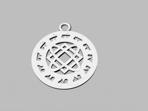 pendant with slavic symbol 3D Print Model