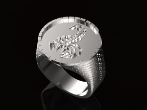 ring with brick wall 3Dプリントモデル