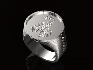 ring with brick wall 3D Print Model