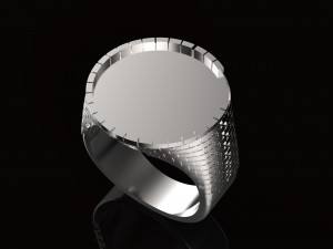 ring with brick wall 3Dプリントモデル