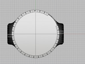 ring with brick wall 3Dプリントモデル