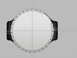 ring with brick wall 3D Print Model