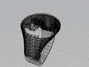 ring with brick wall 3Dプリントモデル