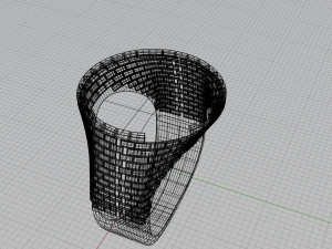 ring with brick wall 3Dプリントモデル