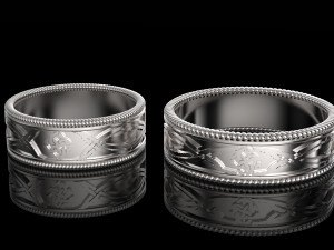wedding rings 3D Принт Модель