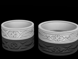 wedding rings 3D Print Model