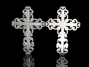 jewelry cross 3D Print Model