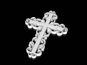 jewelry cross 3D Print Model