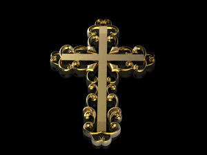 jewelry cross 3D Print Model
