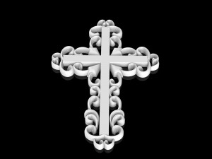 jewelry cross 3Dプリントモデル