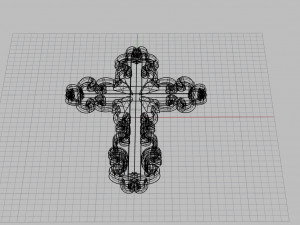 jewelry cross 3Dプリントモデル