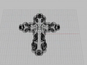 jewelry cross 3D Print Model