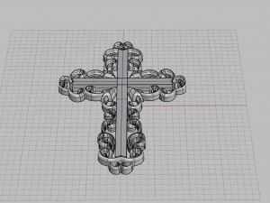 jewelry cross 3Dプリントモデル