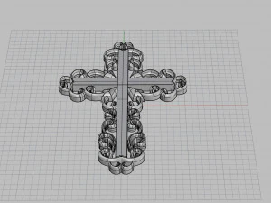 jewelry cross 3D Print Model