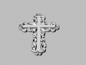 jewelry cross 3Dプリントモデル