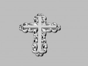 jewelry cross 3D Print Model
