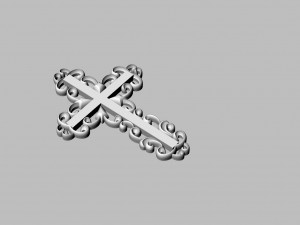 jewelry cross 3Dプリントモデル