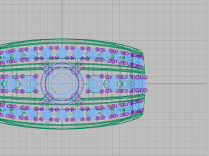 ring with diamonds 3D-Druckmodell