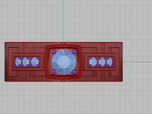 ring with diamonds 3Dプリントモデル