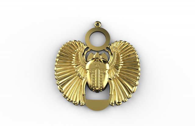scarab pendant Modèles 3D en vedette .c4d .max .obj .3ds .fbx .stl .blend 
